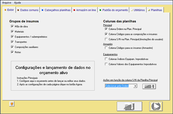 O Formul Rio Op Es Configura Es Do Or Amento Polivalente